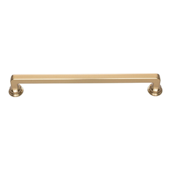 Oskar Pull 7-9/16 inch Center to Center Warm Brass