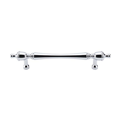 7 Inch Center to Center Appliance Somerset Finial Appliance Pull, Polished Chrome
