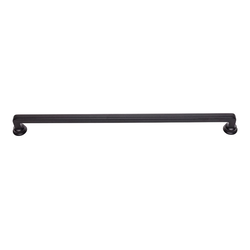 Oskar Pull 12 inch Center to Center Matte Black