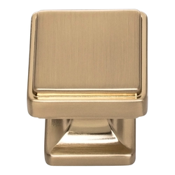 Kate Knob 1-1/8 inch Diameter Warm Brass