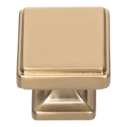 Kate Knob 1-1/4 inch Diameter Warm Brass