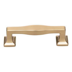 Kate Pull 3 inch Center to Center Warm Brass
