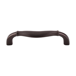 3-3/4 Inch Center to Center Edwardian Bow Cabinet Pull, Oil Rubbed Bronze