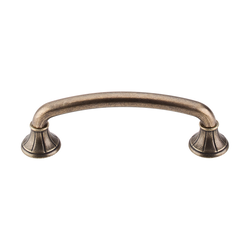 4 Inch Center to Center Edwardian Lund Cabinet Pull, German Bronze