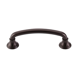 4 Inch Center to Center Edwardian Lund Cabinet Pull, Oil Rubbed Bronze