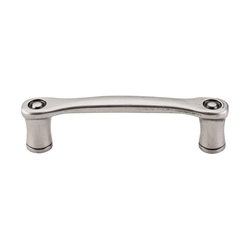 3 Inch Center to Center Edwardian Link Cabinet Pull, Pewter Antique