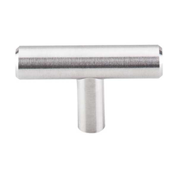 10% OFF 2 Inch Length Stainless Solid T-Handle Cabinet Knob, Brushed Stainless Steel