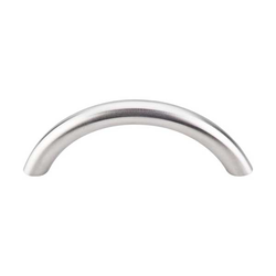 10% OFF 3 Inch Center to Center Stainless Bar Pull Bowed Cabinet Pull, Brushed Stainless Steel