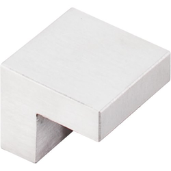 10% OFF 1 Inch Length Stainless Square Cabinet Knob, Brushed Stainless Steel