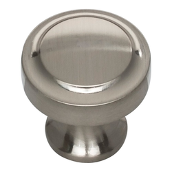 Bradbury Knob 1-1/4 inch Diameter Brushed Nickel