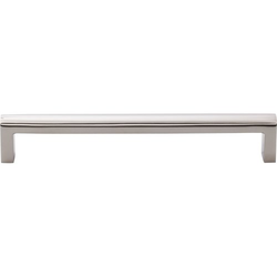 7-9/16 Inch Center to Center Stainless II Cabinet Pull, Polished Stainless Steel