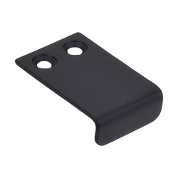 1 Inch Width Additions Finger Pull, Flat Black