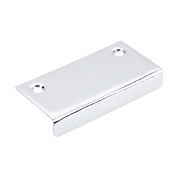 3 Inch Width Additions Finger Pull, Polished Chrome