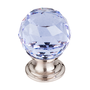 Brushed Satin Nickel Base / Light Blue