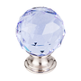 Brushed Satin Nickel Base / Light Blue