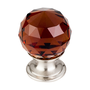 Brushed Satin Nickel Base / Wine