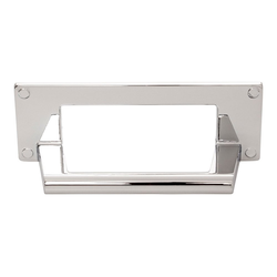 Bradbury Cup Pull 3 inch Center to Center Polished Chrome