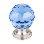 Brushed Satin Nickel Base / Blue