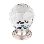 Brushed Satin Nickel Base / Clear