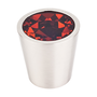 Brushed Satin Nickel Shell / Wine