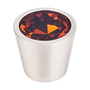 Brushed Satin Nickel Shell / Wine