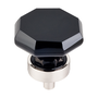 Brushed Satin Nickel Base / Black