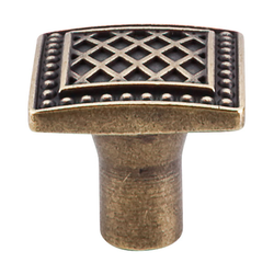 1-1/4 Inch Length Trevi Cabinet Knob, German Bronze