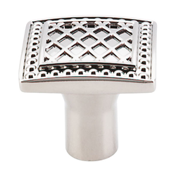 1-1/4 Inch Length Trevi Cabinet Knob, Polished Nickel