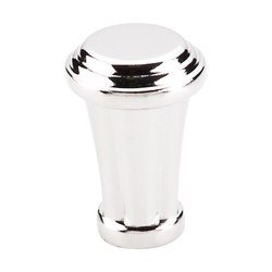 7/8 Inch Length Luxor Cabinet Knob, Polished Nickel
