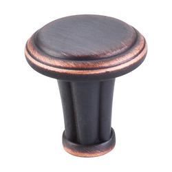1-1/4 Inch Length Luxor Cabinet Knob, Umbrio
