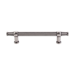 5 Inch Center to Center Luxor Cabinet Pull, Pewter Antique