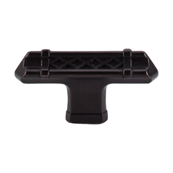 2-5/8 Inch Length Tower Bridge T-Handle Cabinet Knob, Sable