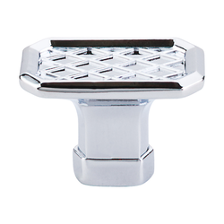 1-1/2 Inch Length Tower Bridge Bridge Cabinet Knob, Polished Chrome