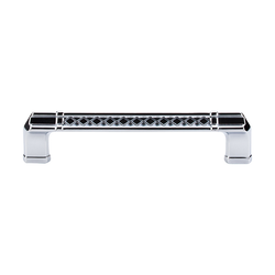 5 Inch Center to Center Tower Bridge Bridge Cabinet Pull, Polished Chrome