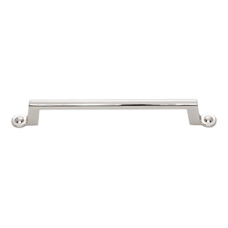 Bradbury Pull 6-5/16 inch Center to Center Polished Nickel