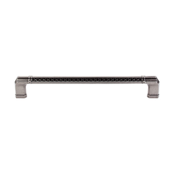 18 Inch Center to Center Tower Bridge Appliance Pull, Pewter Antique