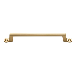 Bradbury Pull 6-5/16 inch Center to Center Warm Brass