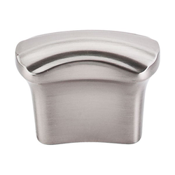 1-1/2 Inch Length Victoria Falls Cabinet Knob, Brushed Satin Nickel