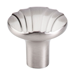 1-1/4 Inch Length Victoria Falls Sydney Cabinet Knob, Brushed Satin Nickel