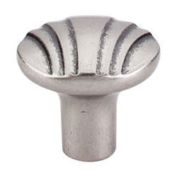 1-1/4 Inch Length Victoria Falls Sydney Cabinet Knob, Pewter Antique