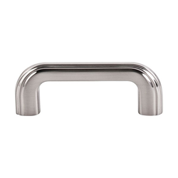 3 Inch Center to Center Victoria Falls Cabinet Pull, Brushed Satin Nickel