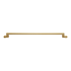 Bradbury Pull 12 inch Center to Center Warm Brass