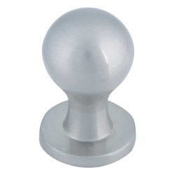 Successi 3/4 Inch Diameter Brushed Nickel Cabinet Knob