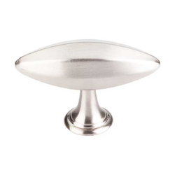 1-15/16 Inch Length Chareau T-Handle Cabinet Knob, Brushed Satin Nickel