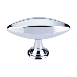 1-15/16 Inch Length Chareau T-Handle Cabinet Knob, Polished Chrome