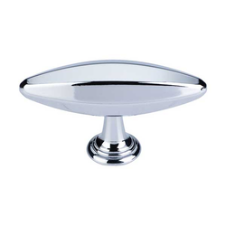 3 Inch Length Chareau T-Handle Cabinet Knob, Polished Chrome