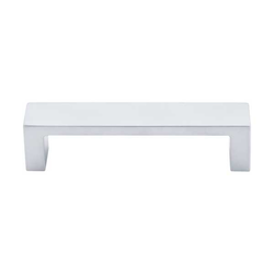 3-3/4 Inch Center to Center Sanctuary II Modern Metro Cabinet Pull, Aluminum