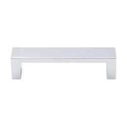 3-3/4 Inch Center to Center Sanctuary II Modern Metro Cabinet Pull, Polished Chrome