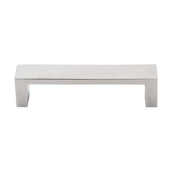 3-3/4 Inch Center to Center Sanctuary II Modern Metro Cabinet Pull, Brushed Stainless Steel
