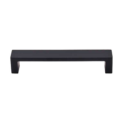 5 Inch Center to Center Sanctuary II Modern Metro Cabinet Pull, Flat Black